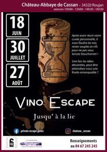 crédits-droits réservés-DEFescapevino-EscapeGame-211×300 Affiche escape game jusqu'à la lie