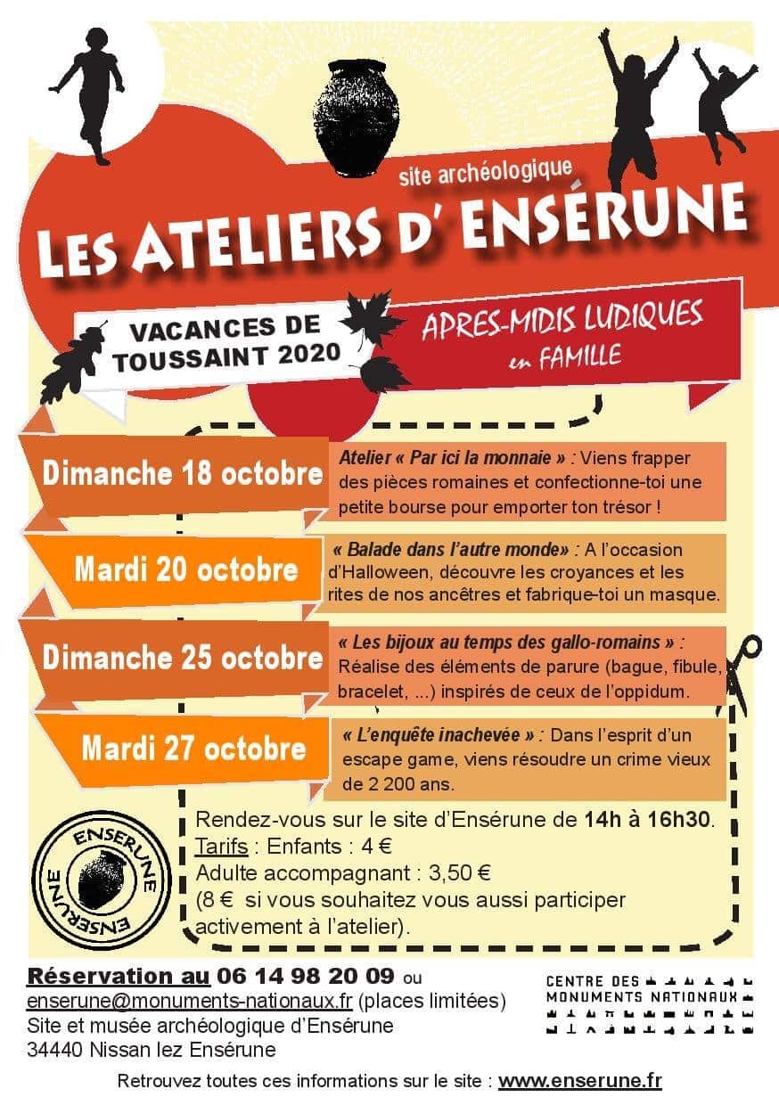 Affiche OF Toussaint Enserune-page-001 Ateliers Toussaint - Enserune