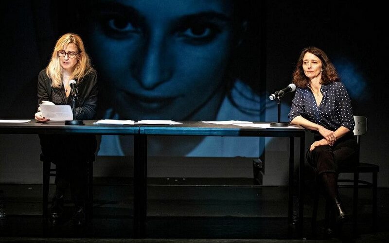 Crédit -Jean-Louis Fernandez Je ne serais pas arrivée là si…d’Annick Cojean, avec Judith Henry et Julie Gayet - Crédit -Jean-Louis Fernandez