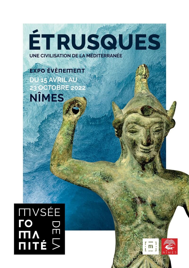 Affiche expo Etrusque - musée de la romanité
