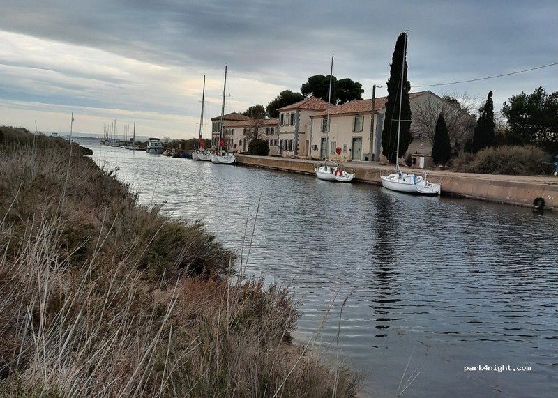 Vue depuis l'emplacement de Marseillan