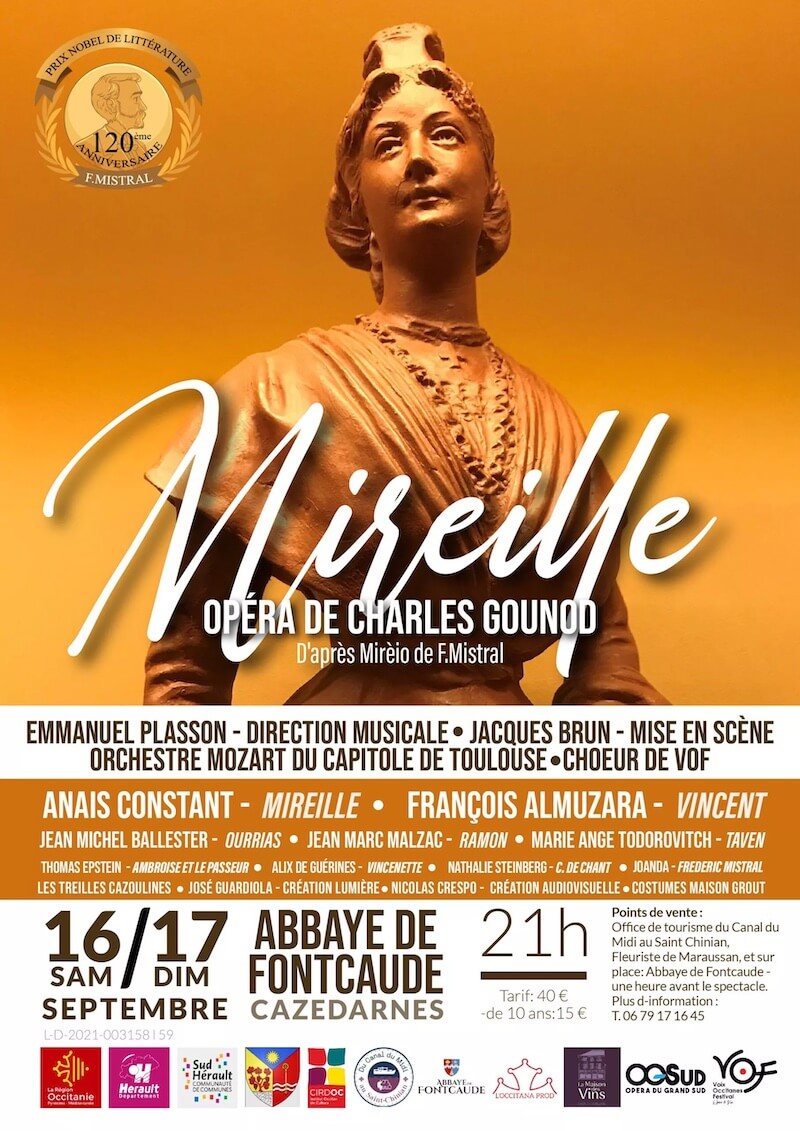 Opéra Mireille - JEP 2023 - Abbaye de Fontcaude