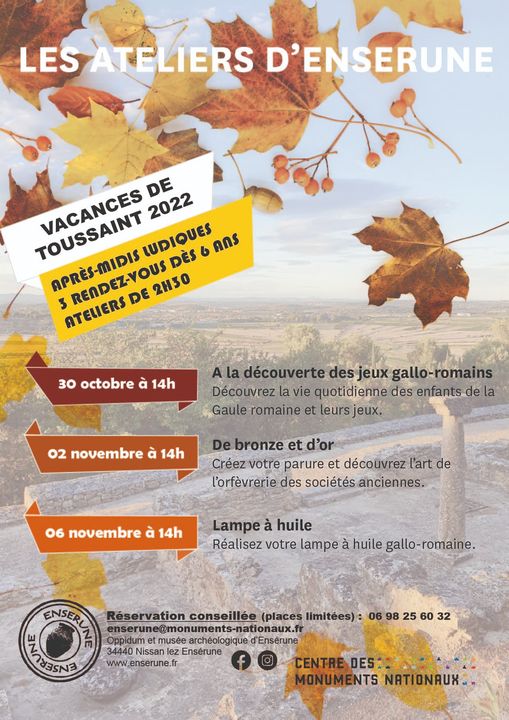 309254512_592811236183338_3172661299694757711_n Enserune - Atelier Toussaint