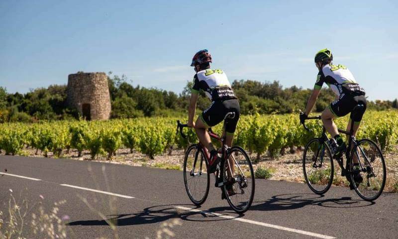 cyclo_xavier_ligonnet_st_jean cyclo rando vignes Minerve
