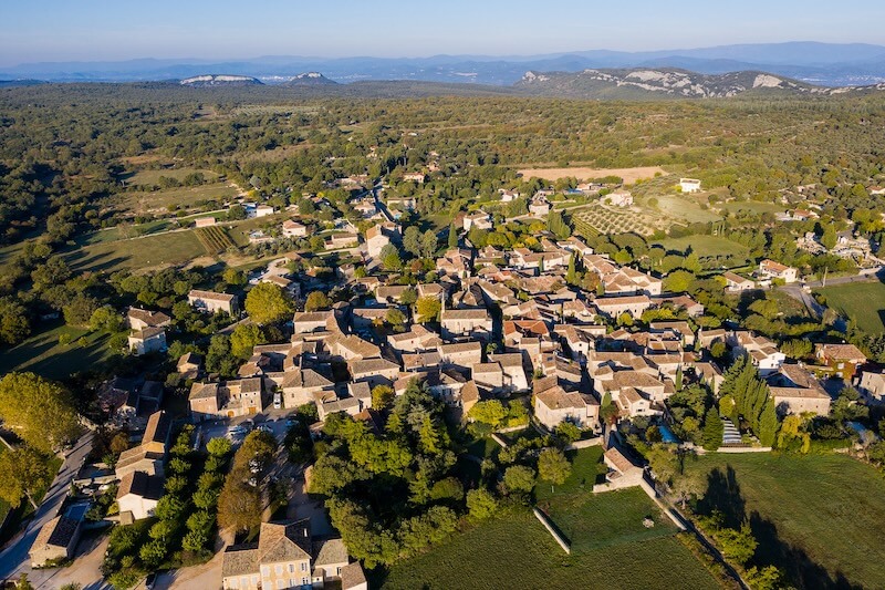Lussan - parmi les plus beaux villages de France du Gard