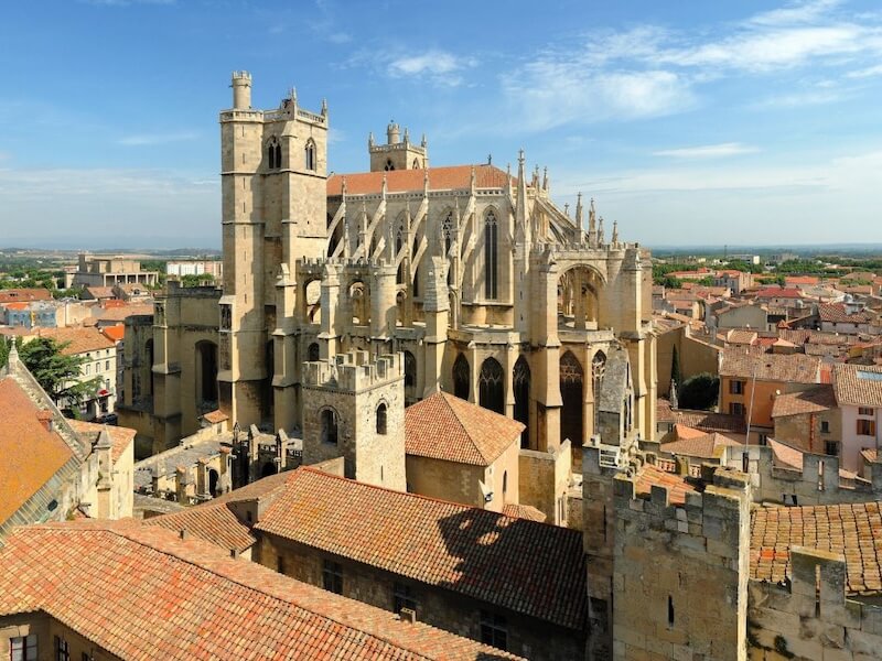 Vue sur la magnifique Cathédrale de Narbonne