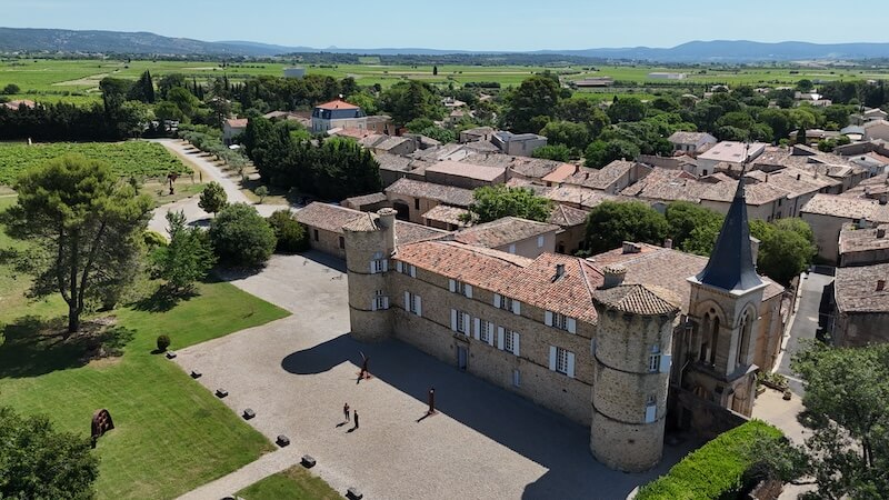 Chateau de Jonquieres Herault – ©Arnaud Commune Château de Jonquieres dans l' Hérault, magnifique domaine viticole en BIO