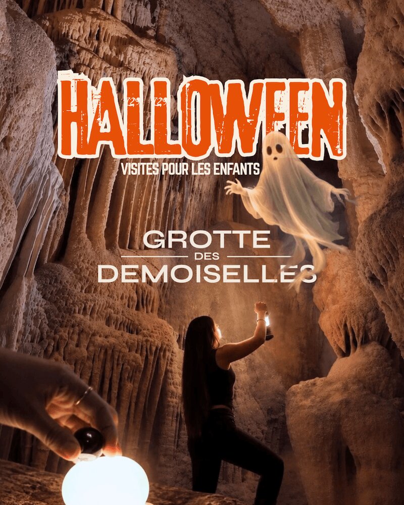 Grotte des Demoiselles – Halloween Visite Halloween à la Grotte des Demoiselles prés de Ganges dans l'Hérault